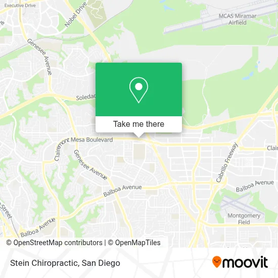 Stein Chiropractic map