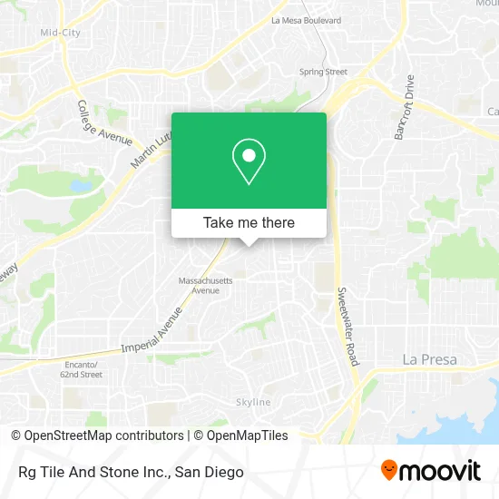 Rg Tile And Stone Inc. map