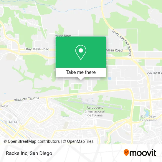 Racks Inc map