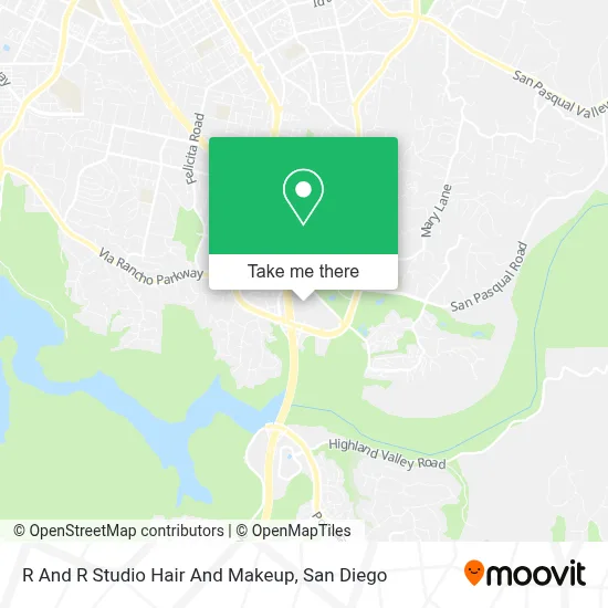 R And R Studio Hair And Makeup map