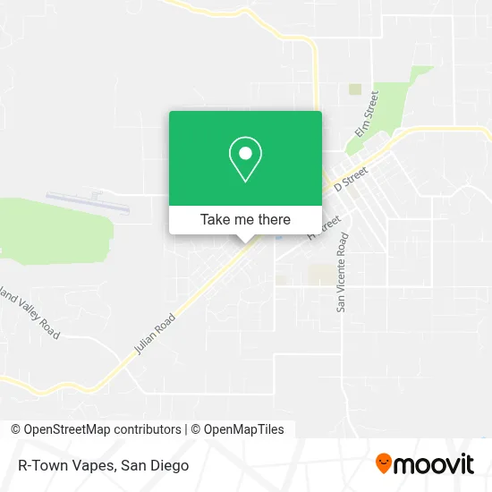 R-Town Vapes map