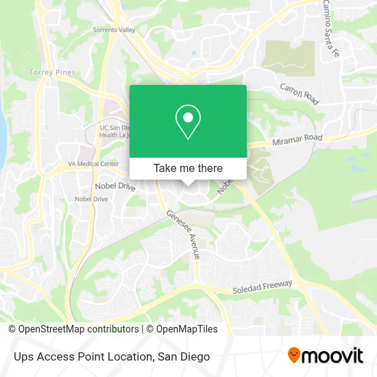 Ups Access Point Location map