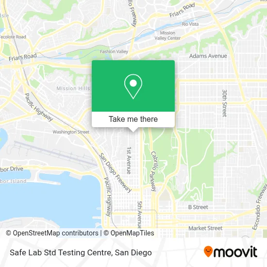 Safe Lab Std Testing Centre map