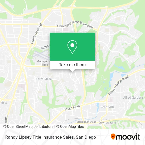 Randy Lipsey Title Insurance Sales map