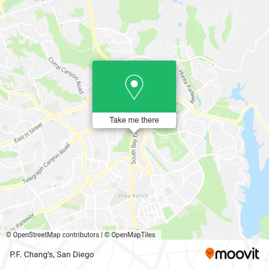 P.F. Chang's map