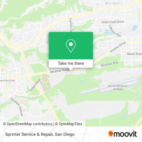 Sprinter Service & Repair map