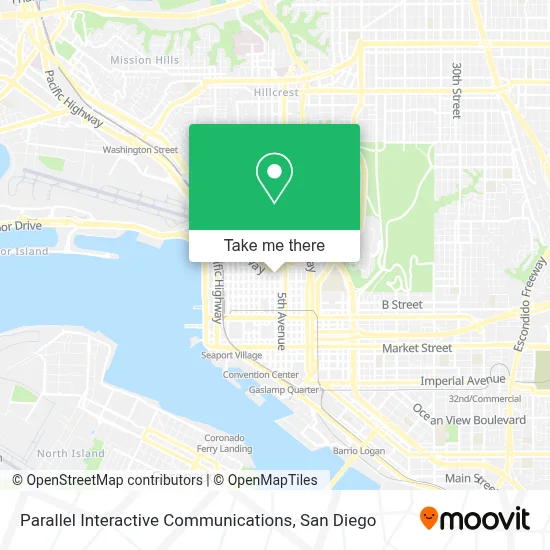 Parallel Interactive Communications map