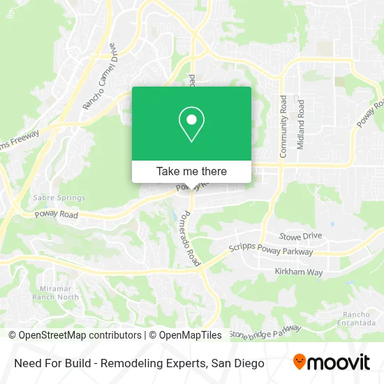 Need For Build - Remodeling Experts map