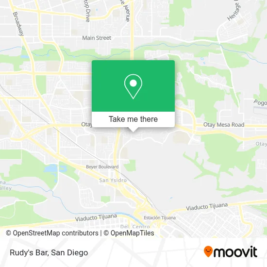 Rudy's Bar map