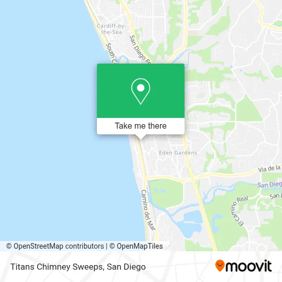 Titans Chimney Sweeps map