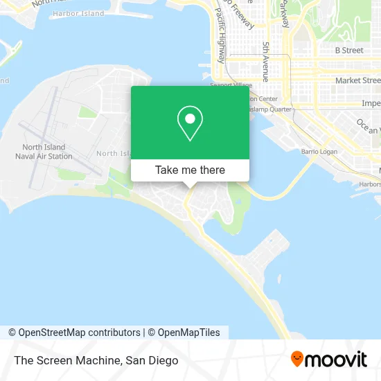The Screen Machine map