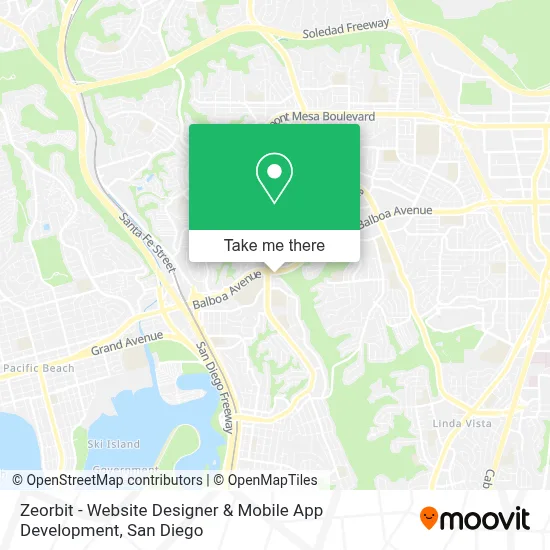 Zeorbit - Website Designer & Mobile App Development map