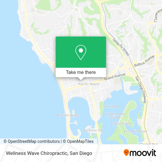 Wellness Wave Chiropractic map