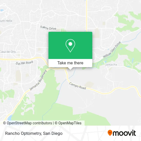 Rancho Optometry map