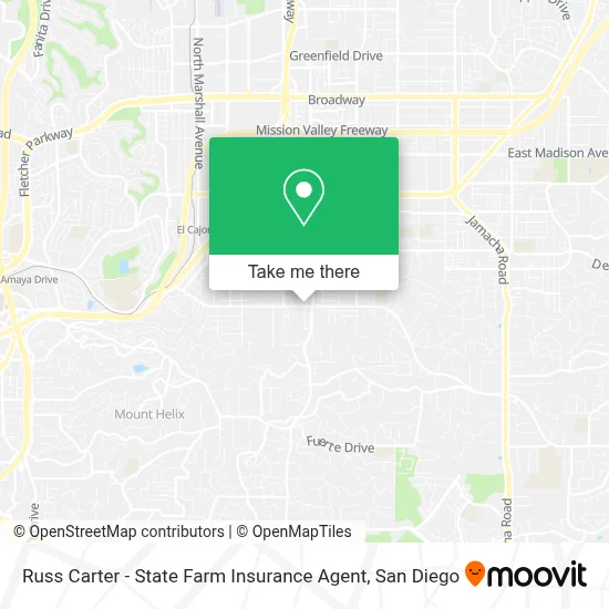 Russ Carter - State Farm Insurance Agent map
