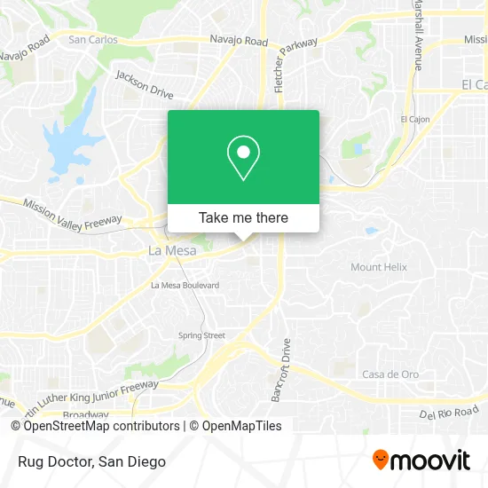 Rug Doctor map