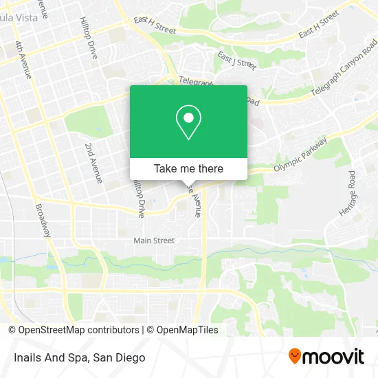 Inails And Spa map