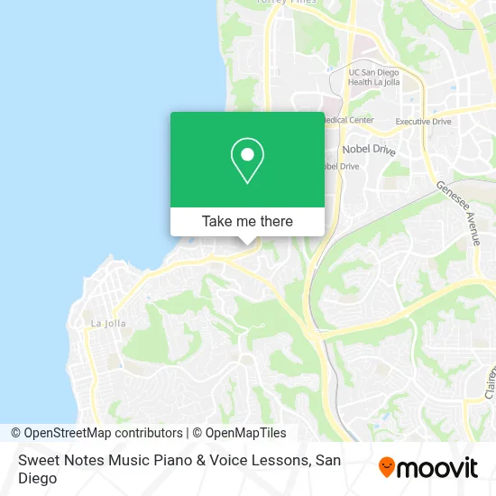 Sweet Notes Music Piano & Voice Lessons map