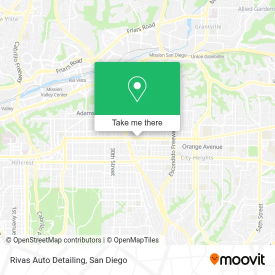 Rivas Auto Detailing map