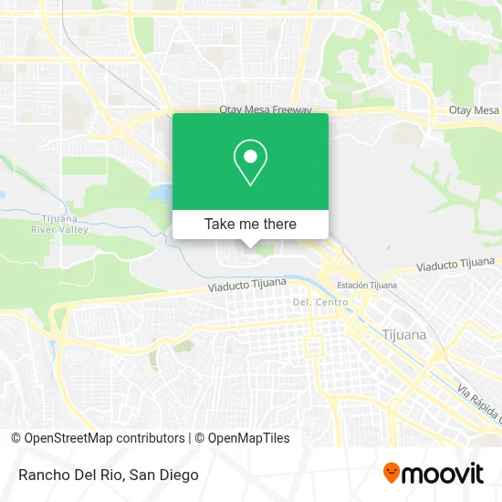 Rancho Del Rio map