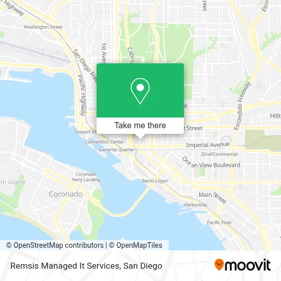 Remsis Managed It Services map