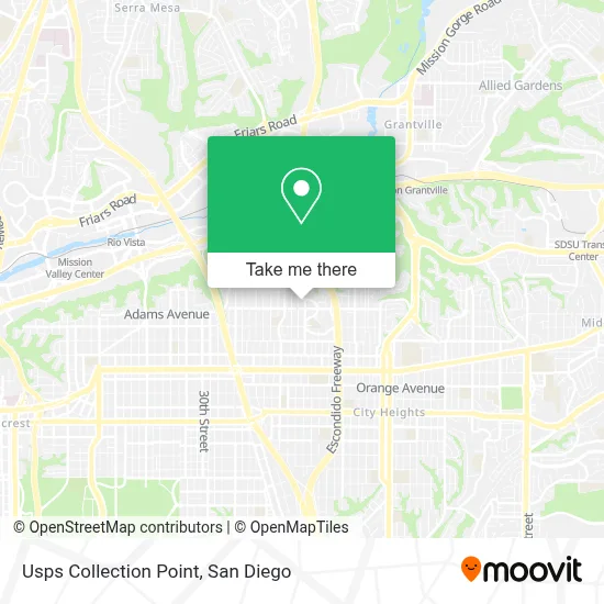 Usps Collection Point map