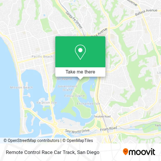 Remote Control Race Car Track map