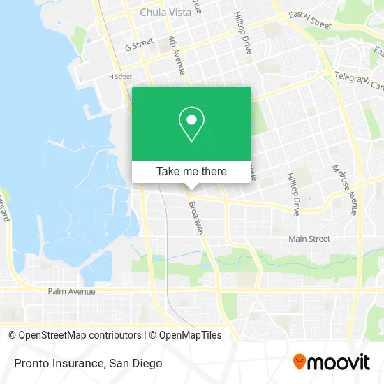 Pronto Insurance map