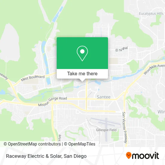 Raceway Electric & Solar map