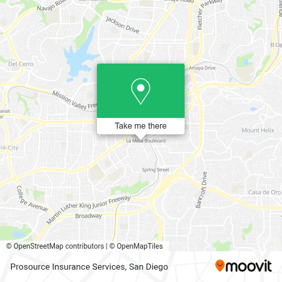 Prosource Insurance Services map