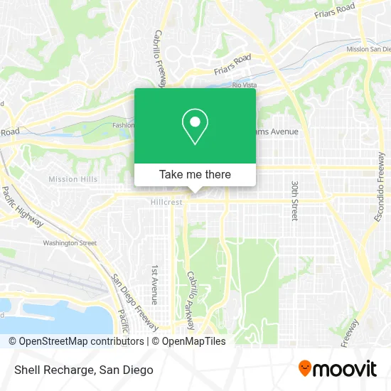 Shell Recharge map