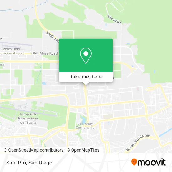 Sign Pro map