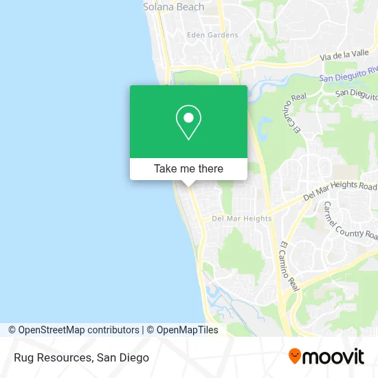 Rug Resources map