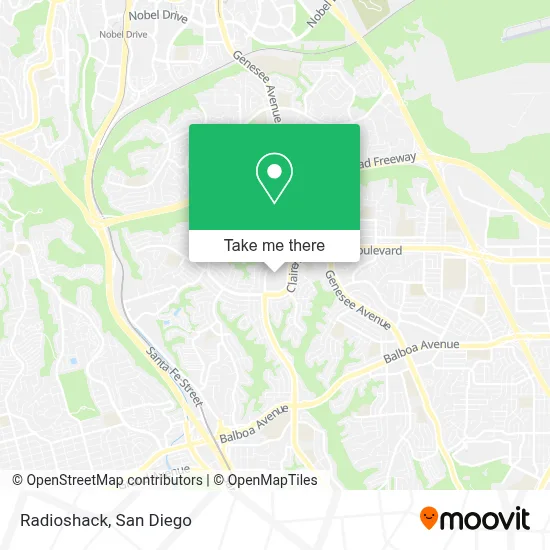 Radioshack map