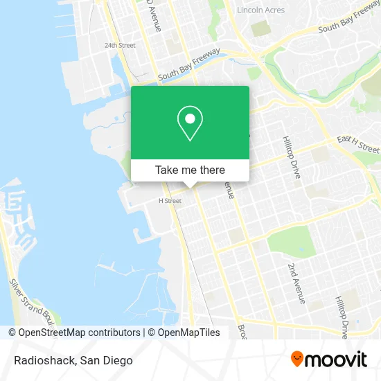 Radioshack map