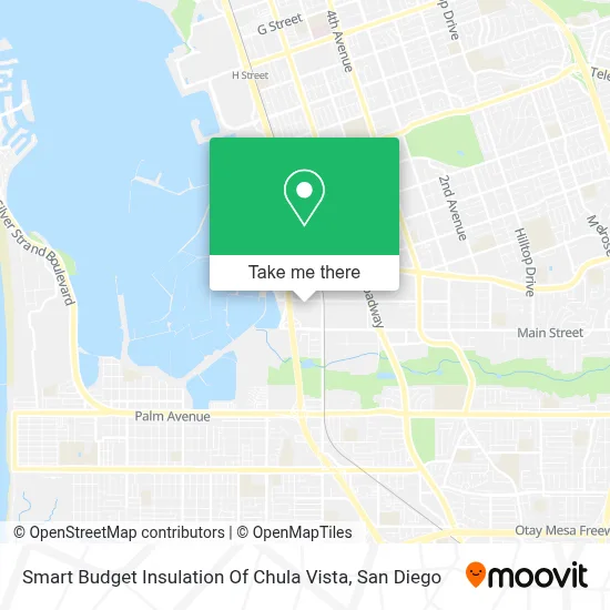 Smart Budget Insulation Of Chula Vista map