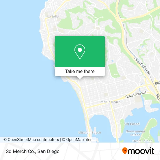 Sd Merch Co. map