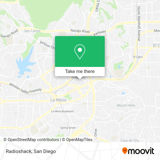 Radioshack map