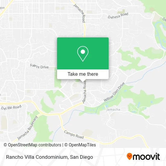 Rancho Villa Condominium map