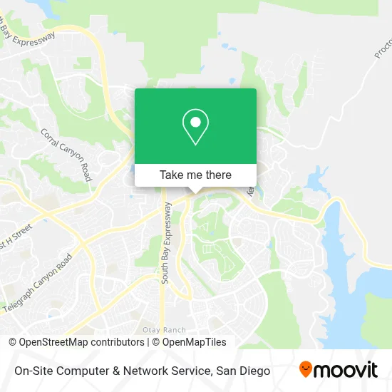 On-Site Computer & Network Service map
