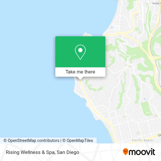 Rising Wellness & Spa map