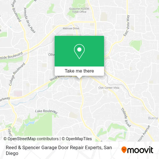 Reed & Spencer Garage Door Repair Experts map