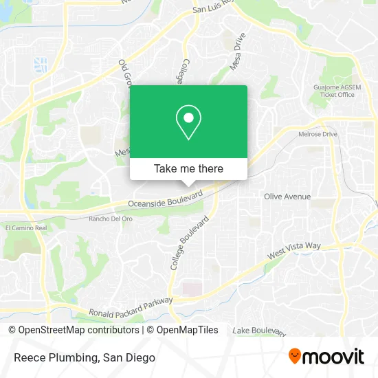 Reece Plumbing map