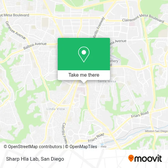 Sharp Hla Lab map