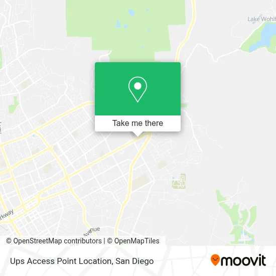 Ups Access Point Location map
