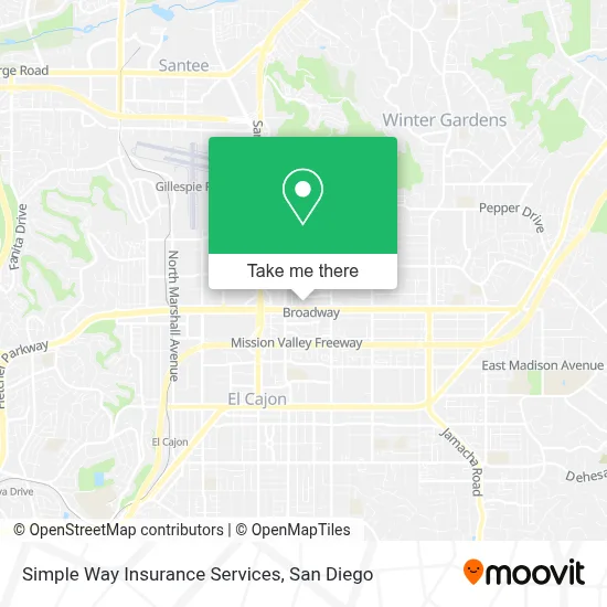 Simple Way Insurance Services map