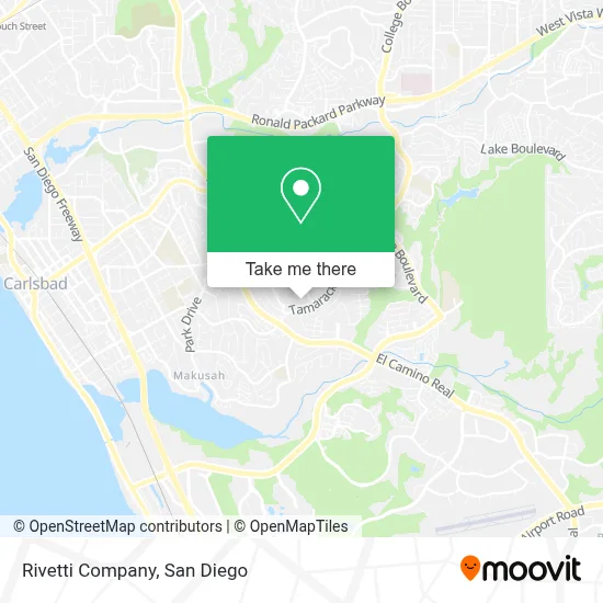 Rivetti Company map