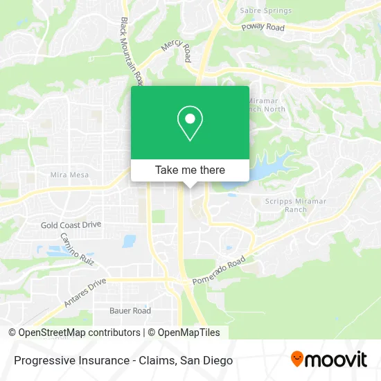Progressive Insurance - Claims map
