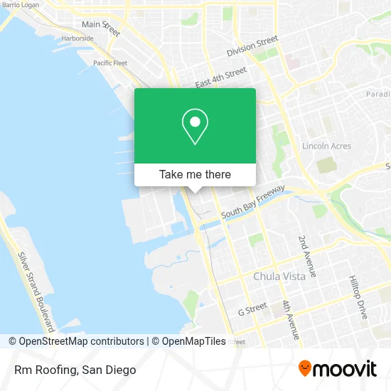 Rm Roofing map