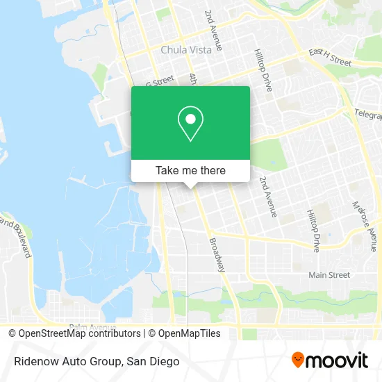 Ridenow Auto Group map